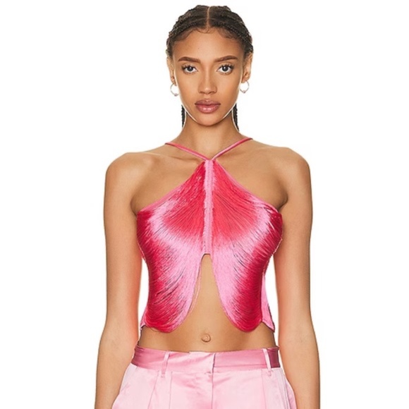 cult gaia Tops - Cult Gaia Quella Fringe Crop Top size XS NWT